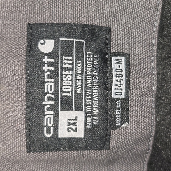 Carhartt Wash Duck Insulated Traditional Loose Fit Style DJ4480-M Mens Size 2XL - Picture 12 of 16